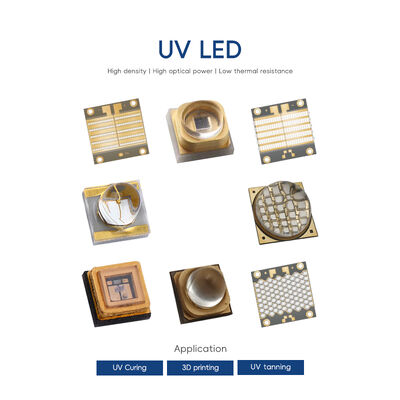 고전력 UVC LED 365nm 300W 22*35mm 뷰 앵글 120° 34-38V