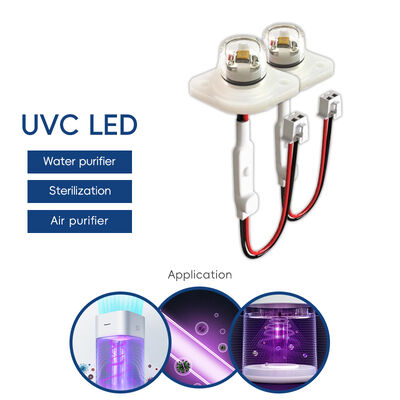 높은 효율성 ECO 가격 UV UV-C DC12V UVC 275nm LED 모듈 0.5W 40mA IP68 DC24V 물 공기 정화 6-10mW