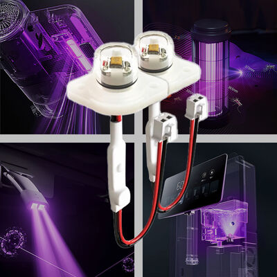 높은 효율성 ECO 가격 UV UV-C DC12V UVC 275nm LED 모듈 0.5W 40mA IP68 DC24V 물 공기 정화 6-10mW