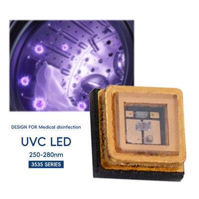 고전력 UVC 3535 LED 칩 1W 5-7V 250nm 260nm 270nm 280nm 라이트 램프