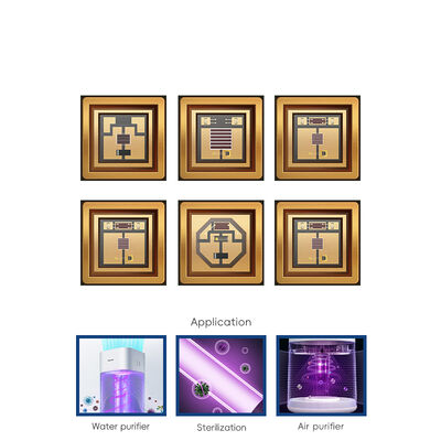 고전력 UVC LED 365nm 300W 22*35mm 뷰 앵글 120° 34-38V