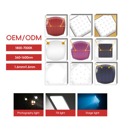 LEARNEW 고출력 LED 칩 2W/3W 1800K-7000K 맞춤형 색온도 2.8-3.4V 120도 시야각 정전류